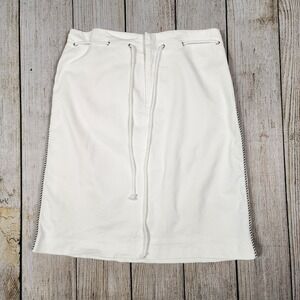 New Frontier Corduroy Ivory Lightweight Skirt Ladies‎ (6l